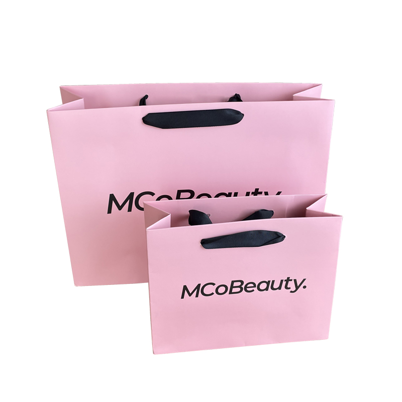 Pink Retail Shopping Euro Paper Bag