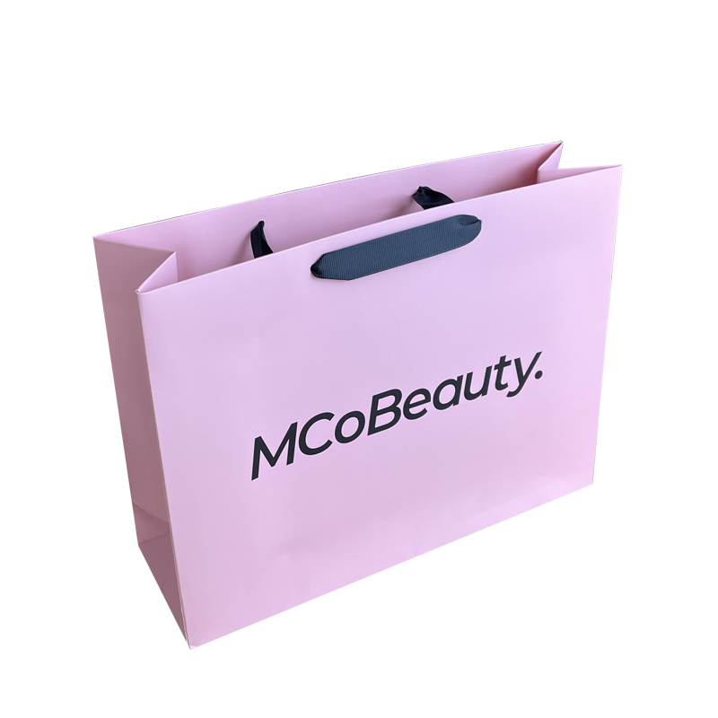 Pink Retail Shopping Euro Paper Bag