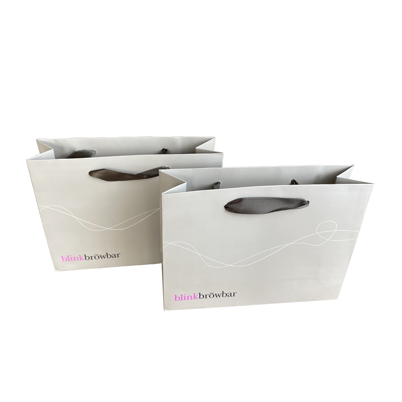 Cosmetics  clothing Gift Bags With ribbon handle