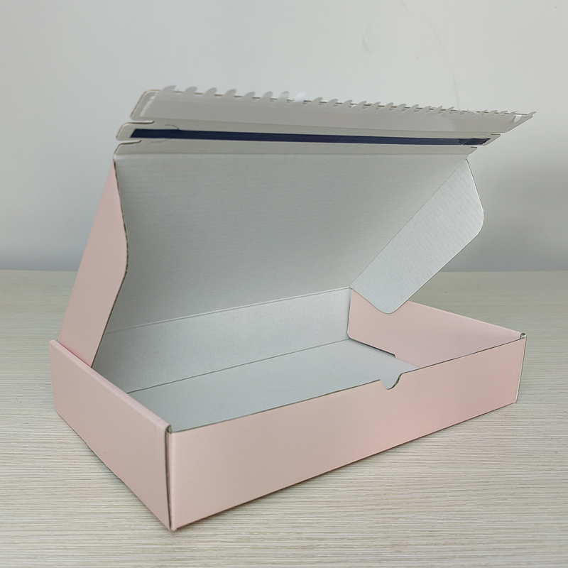 Corrugated Zipper easy tear postal box