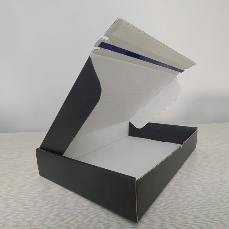 Cardboard self seal adhesive postal box