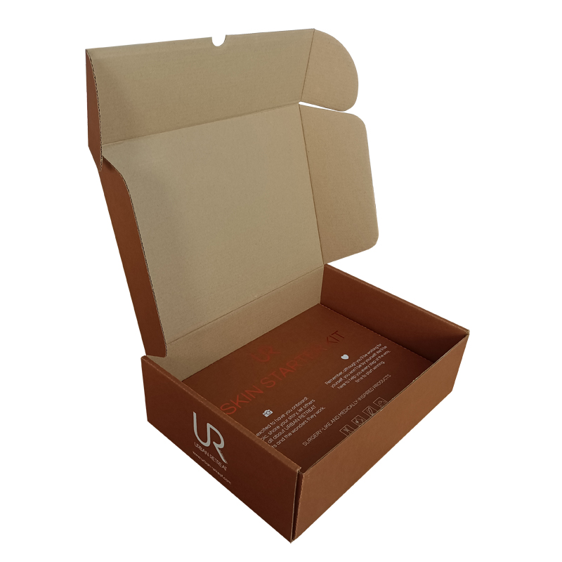 Biodegradable corrugated packaging box