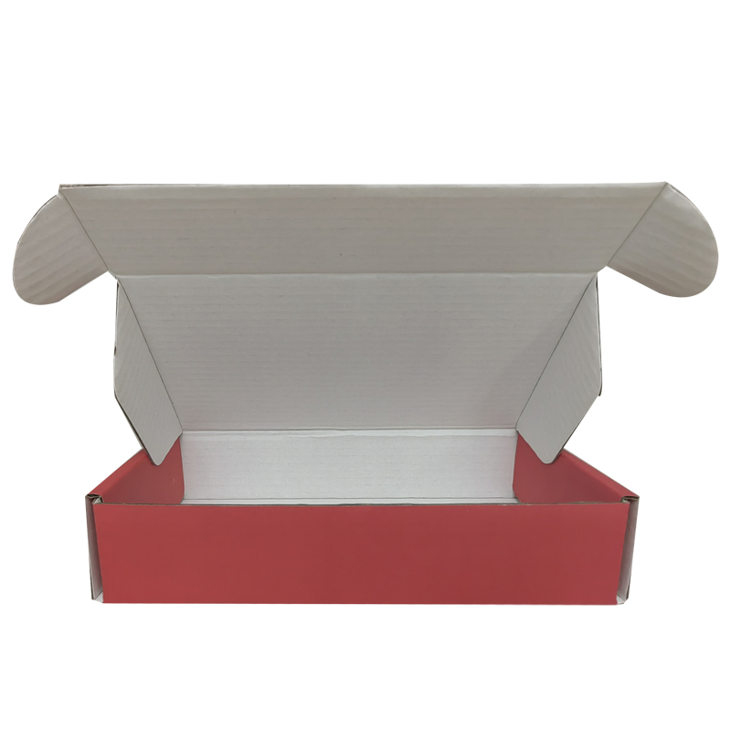 Corrugated postal mailer packaging box