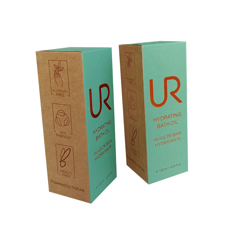 Biodegradable  paper skincare box packaging