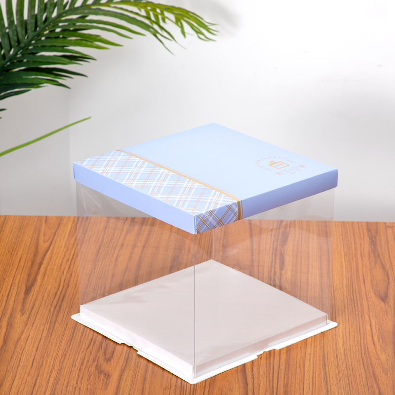 Transparent EPT cake box packaging