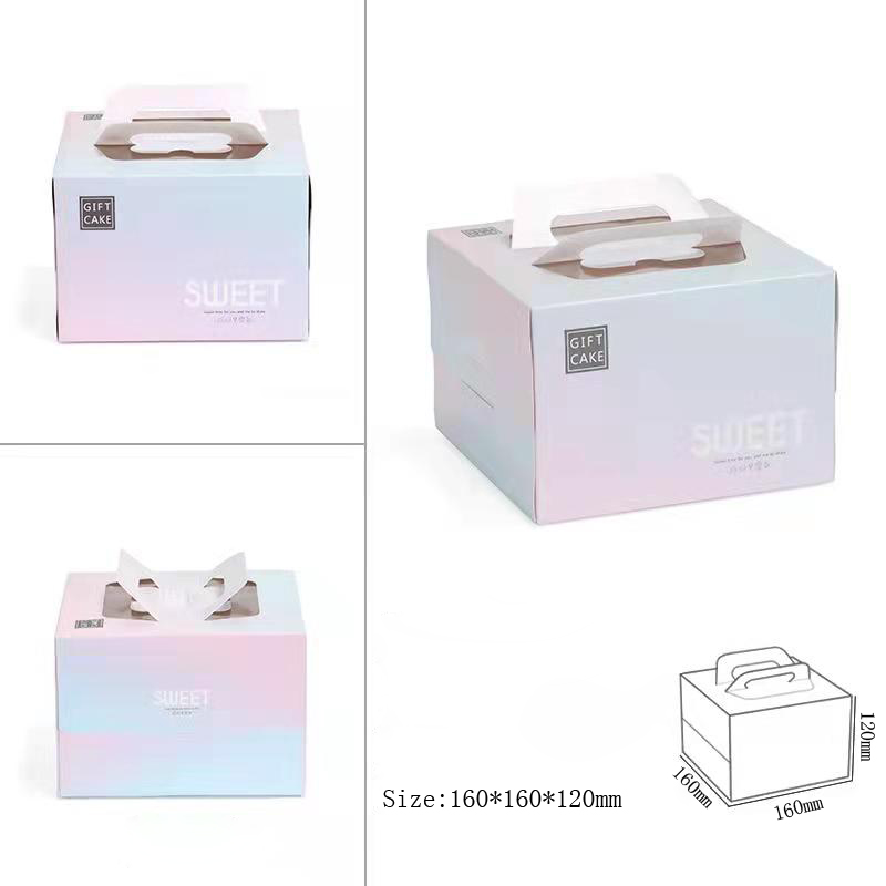 Take away sweet box with handle