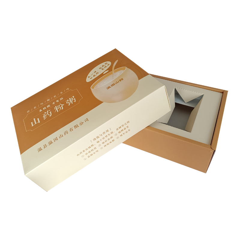 Corrugated paper lid and base gift box