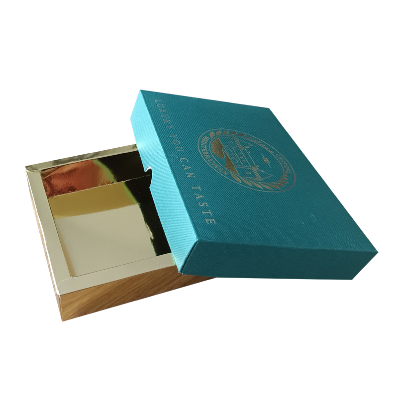 Metalic cardboard paper packaging box