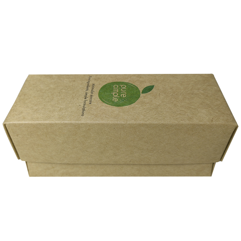 biodegradable brown paper gift packaging box